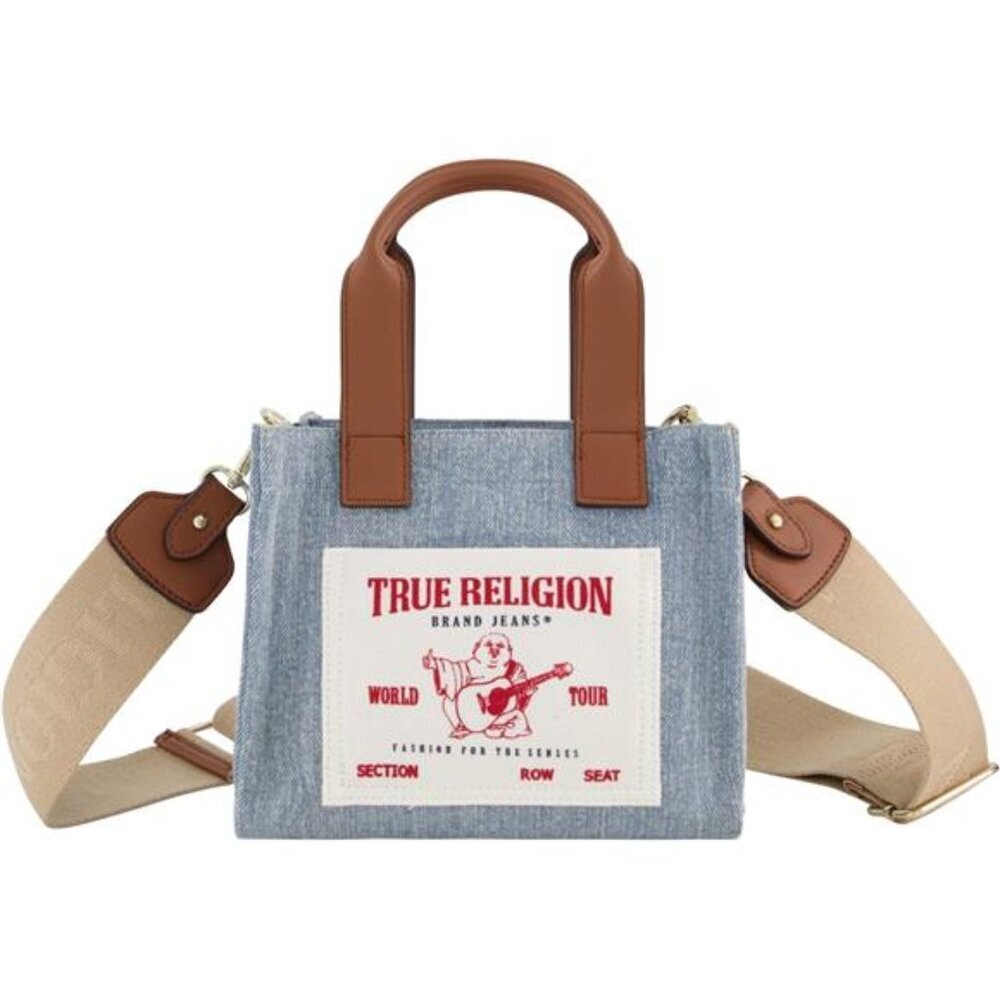 Womens mini tote bag travel shoulder bag adjustable strap crossbody handbag